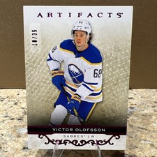 2021-22 Upper Deck Artifacts - Victor Olofsson PINK /35 Buffalo Sabres