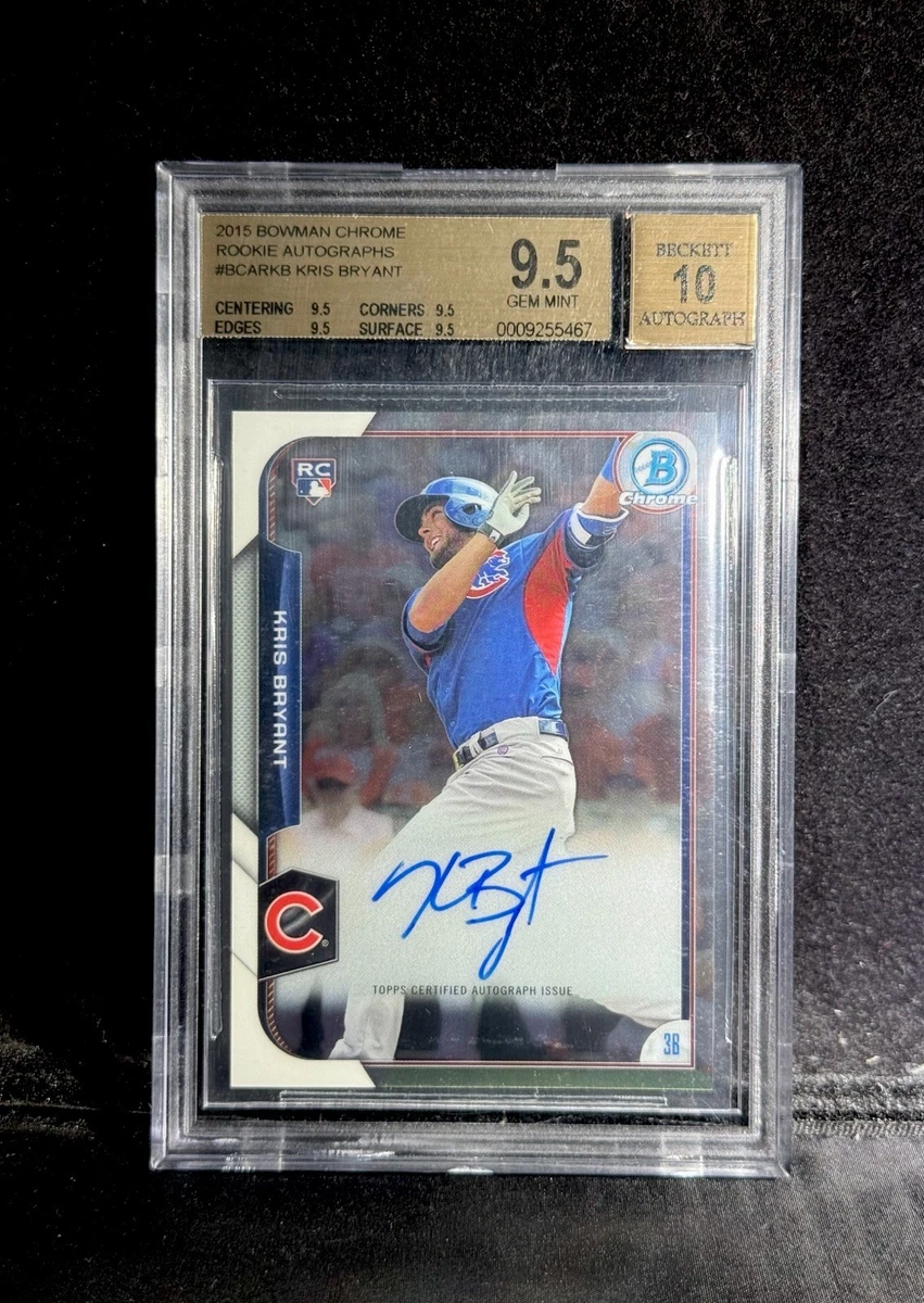 Kris Bryant RC 直筆サイン！シルバーPRIZM Kris Bryant Rookie Baseball Trading Cards for sale | eBay
