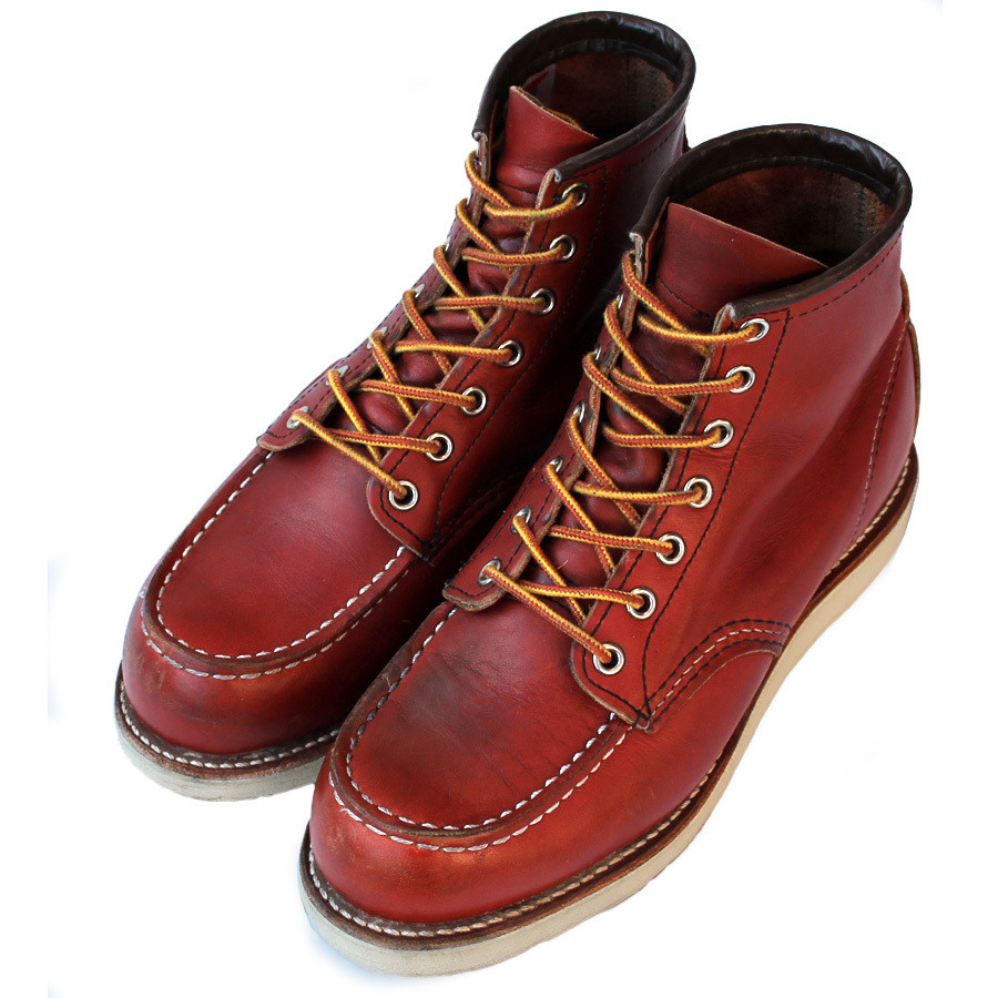 Red Wing Boots 8875 6inch Classic Moc Leather Brown Size 7E Red Wing Boots 8875 6inch Classic Moc Leather Brown Size 7E