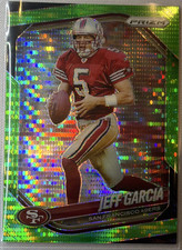 Panini Prizm Jeff Garcia San Francisco 49ers #267 Green Pulsar Prizm 2025