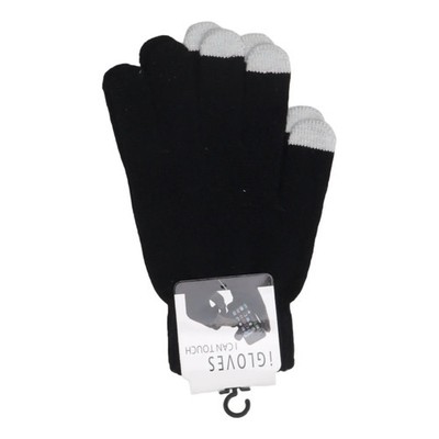 Gloves, Touch Handschuhe, Größe: ONE SIZE, Schwarz/Grau, Damen #Fj2