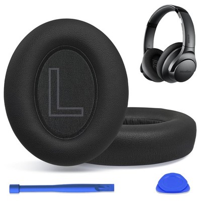 Replacement Ear Pads for Anker Soundcore Life Q20/Q20BT/Q20+ Black