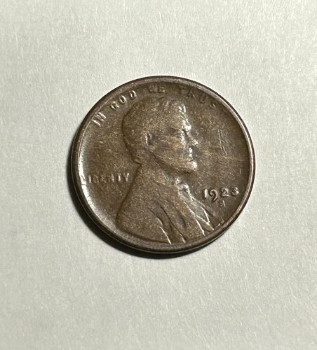 1923-S Lincoln Wheat Cent- Semi Key Better Date- Album Filler! #8