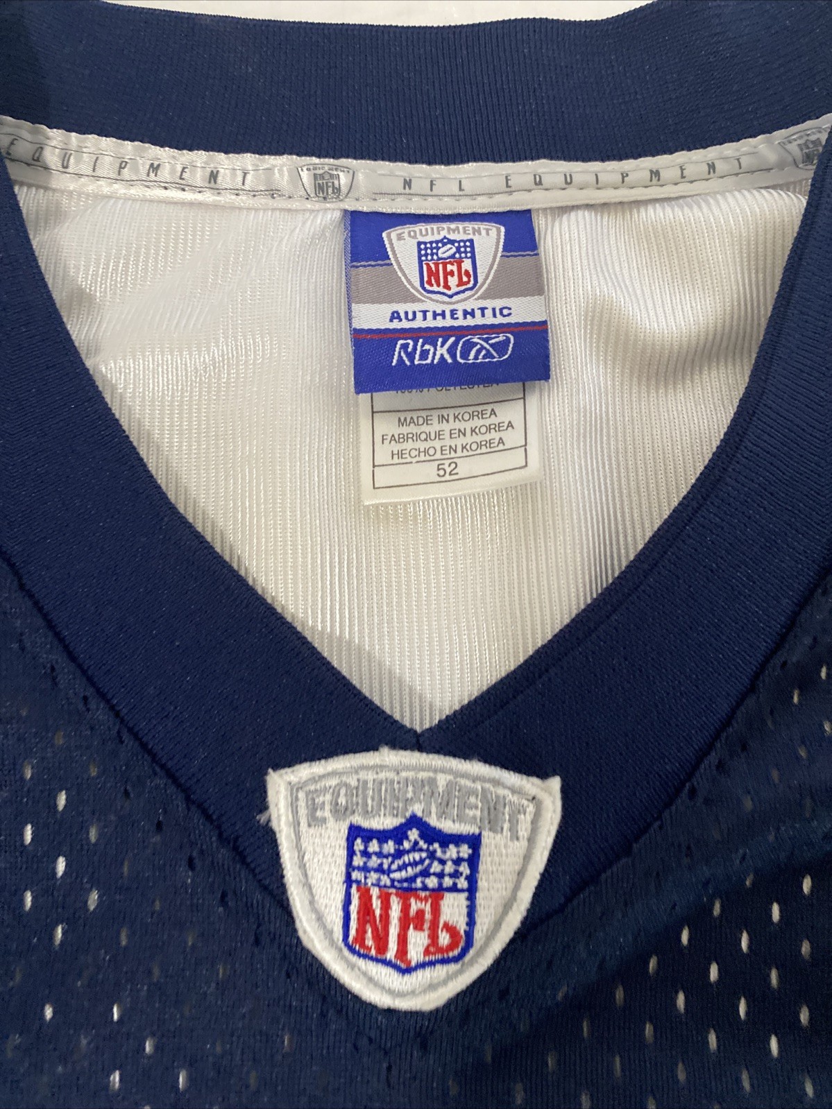 Used Reebok Authentic Dallas Cowboys 28 Jones Jersey Size 52  thumbnail 10