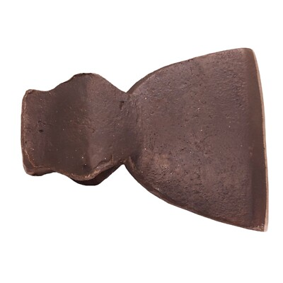 #ad Antique Axe Head Hand Forged Hewing Hatchet Broad Head Flat On One Side Log Axe $47.50