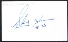 Andres Blanco signed autograph auto 3x5 index card Baseball Player H1709