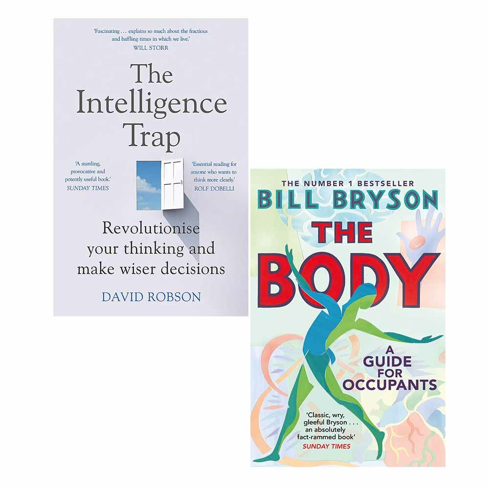 The Intelligence Trap, The Body: A Guide 2 Books Collection Set Paperback NEW