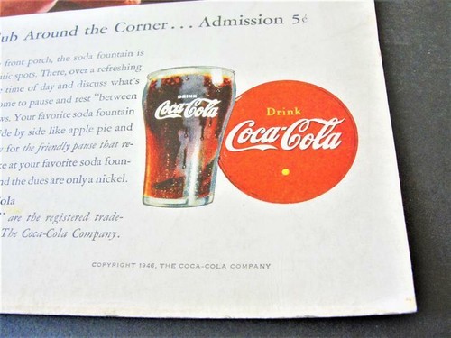 Coca-Cola 1946/49 -Coca-Cola = Coca-Cola. Refresco... refresco real-(2) anuncios de página. - Imagen 4 de 6