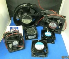 Mixed LOT COOLING FANS COMAIR Rotron ORION Interfan GLOBE MOTORS (LOT OF 8)