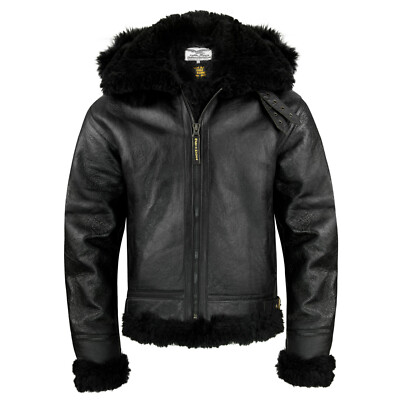 Pilotenjacke HERREN B-3 Black Eagle Lederjacke SCHAFFELL U.S.A NEU