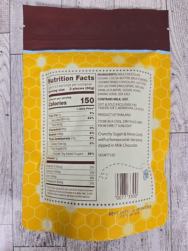 Trader Joes Candy Milk Chocolate Covered 4.6oz Exp 9/2025 eBay