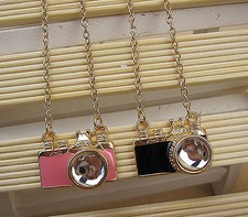 1x Fashion New Women Girl Kids Children Cute Camera Necklace Pendant Chain Gift