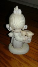 EUC Precious Moments Figurine Johnathan  David To Thee With Love Kittens