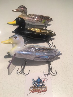 3 X 13cm Killer Crank Surface Duck Fishing Lure Pack 60g Murray Cod, Bass & More