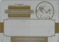Pedro Alvarez 2008 Razor Rookie Printing Press Plate RC 1/1