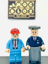 #1071-D = President Trump (Taking Out the Trash Set) - (Biden In Trash Can)