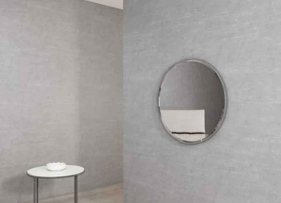 LONDON ROUND CHROME FRAME MIRROR 700MM - image 2 of 3