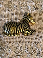 Vintage Doreen Ryan Zebra Belt Buckle -