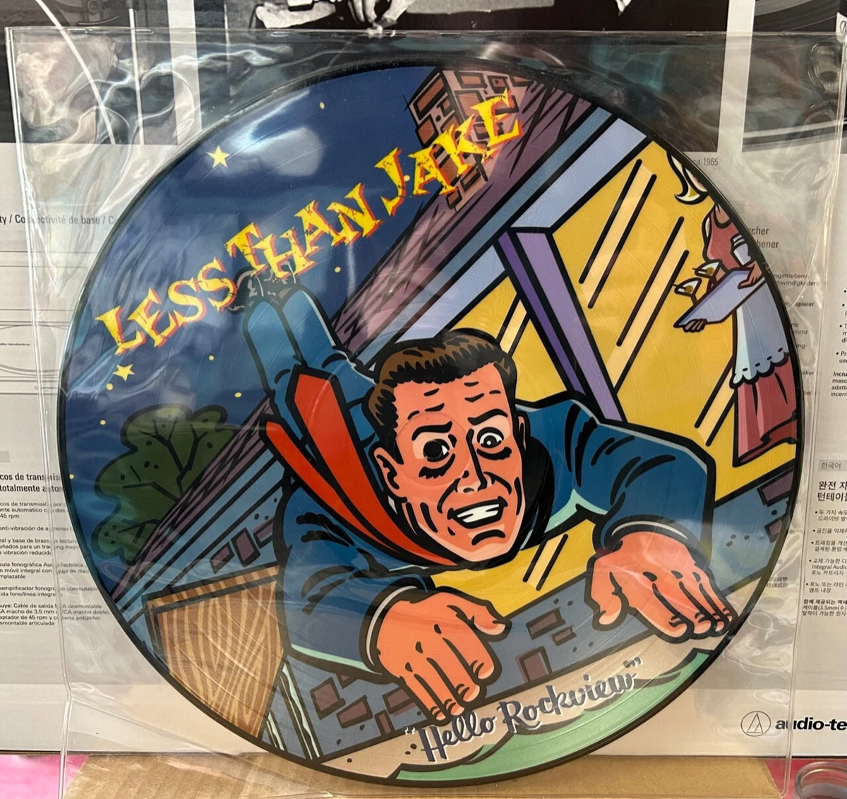 Less Than Jake: Hello Rockview picture disc LP ltd. 1000, MINT