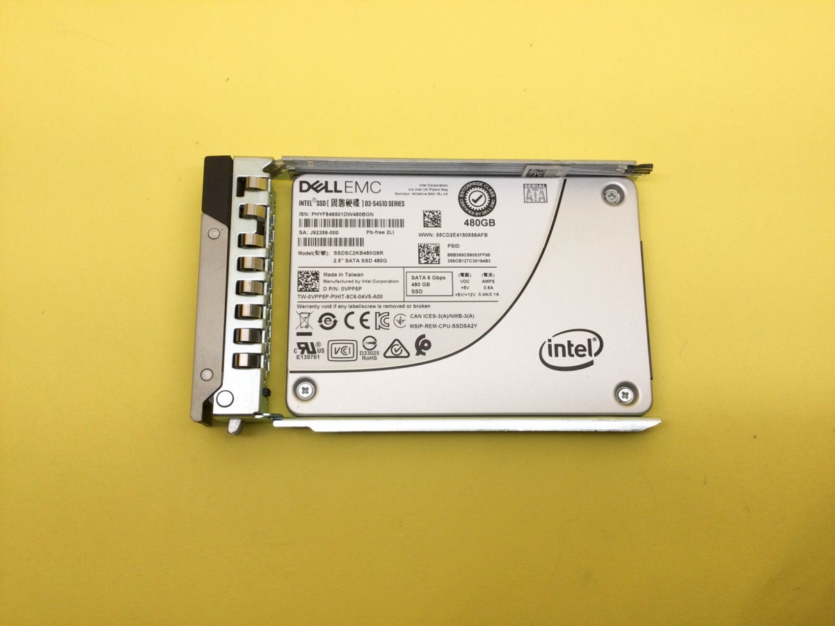 VPP5P Dell 480GB SATA 6Gbps Read Intensive 2.5'' SSD 0VPP5P