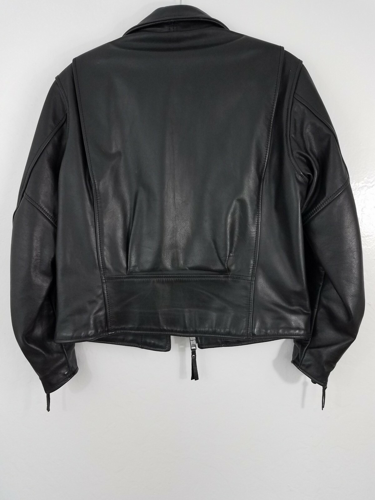 Women’s Genuine Harley Davidson Motorcycle Leather Jacket Size S A11 image 4