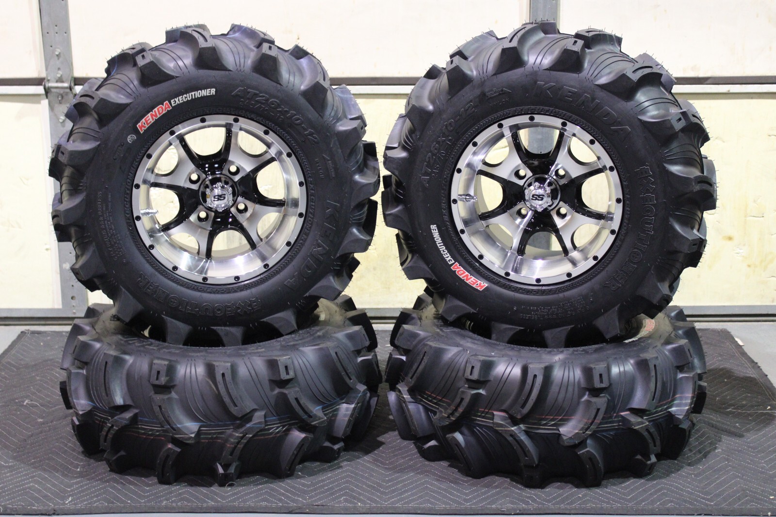 KODIAK 700 26" 26x1012 EXECUTIONER ATV TIRE & COBRA M/B WHEEL KIT