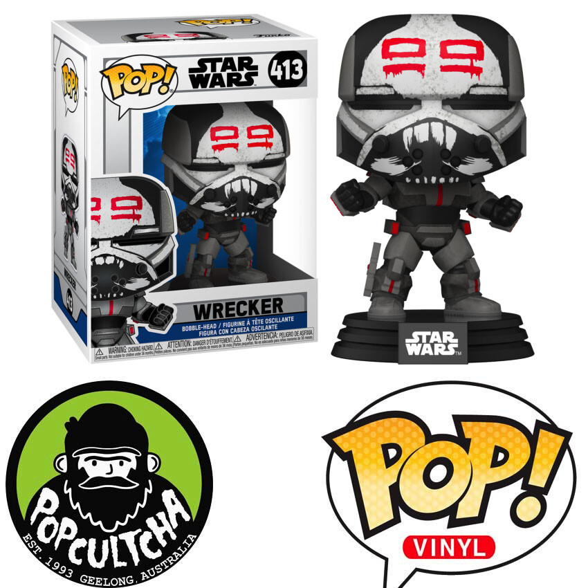Star Wars: The Clone Wars - Wrecker Pop! Vinyl Figure &Quot;New&Quot;