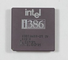 386 CPU - Intel i386 A80386DX-25 - SX218 - 80386 - TESTED - NO TARIFF