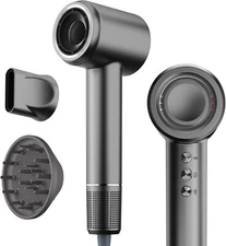 Professional Blow Dryer w/ 110000 RPM Brushless Motor, Salon Quality Fast drying