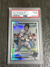 2021 Bowman Draft Chrome Refractor Cody Morissette #BDC-88 PSA 9