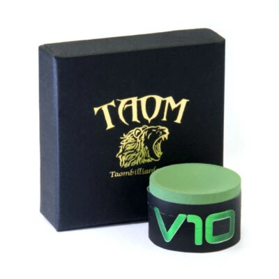 Billard Zubehör Kreide Chalk Billardkreide TAOM V10 grün Pool inkl Geschenkbox