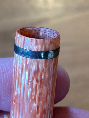 Wearever Vintage Fountain Pen 5 3/8" Unrestored Salmon Color No Chips/Cracks - Picture 9 of 14