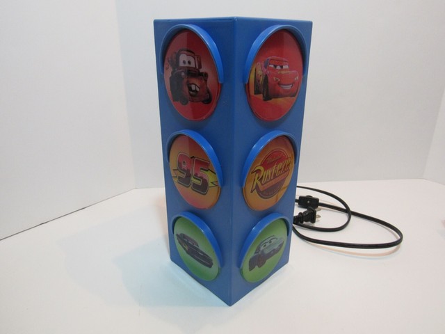 Disney Pixar Cars Rust-eze Stop Light Traffic Night Lamp Lightning McQueen 5094 for sale online