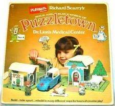 1976 Richard Scarry Puzzletown Medical Center...