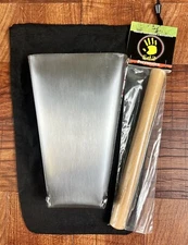 Latin Percussion Salsa Handheld Cowbell Package ES-4.High Pitch with Bag & Stick