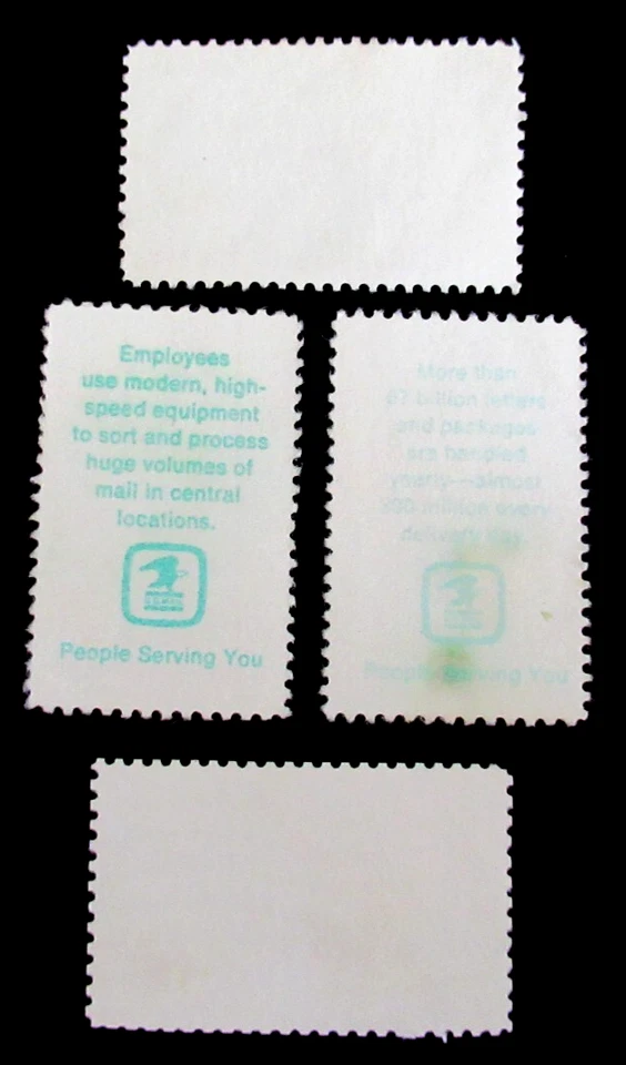 US Stamp Scott 1468 1491 1495 1574 Postal Cervices 8 Cent 10 Cent Lot of 4 Used - Image 2 of 2