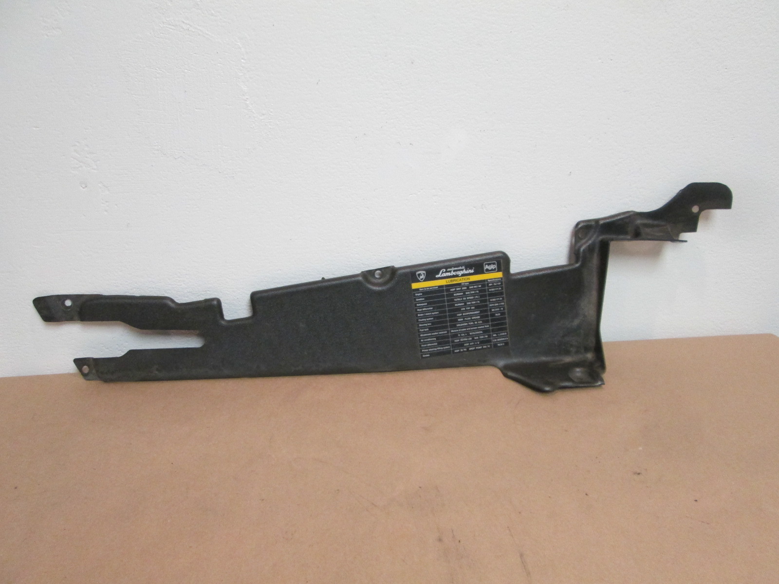 Lamborghini Gallardo Spider- LH Front Engine Bay Shield / Panel # 07L103723F