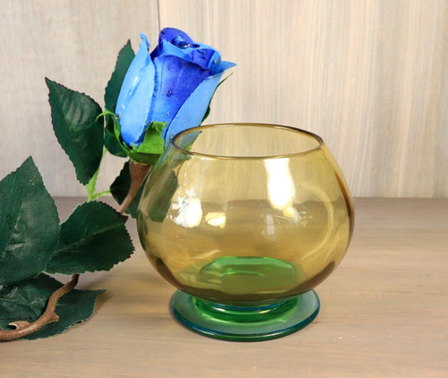 Vase Boule Ancien en Verre