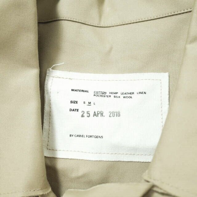 CAMIEL FORTGENS MACKINTOSH TRENCH COAT P/N 06.09.03 M beige Bal