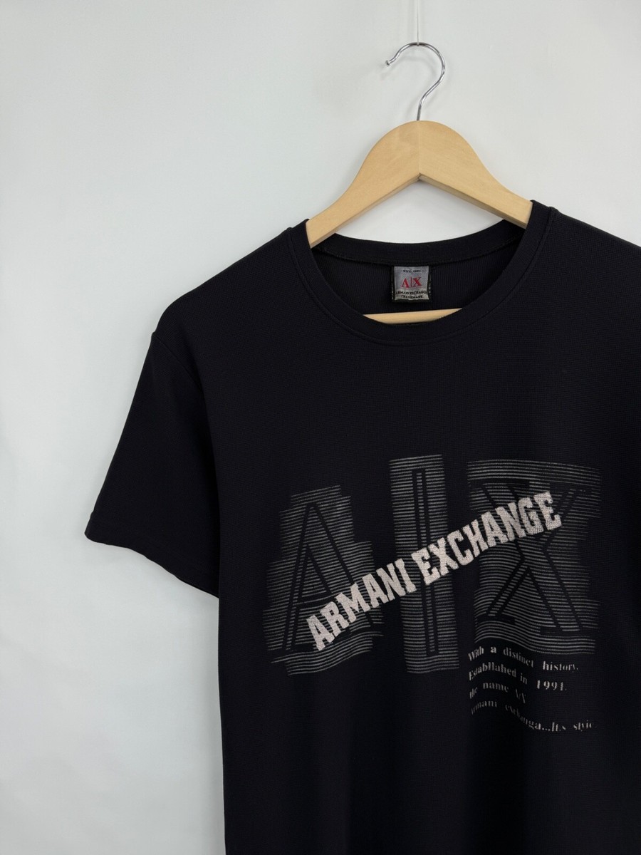 🇺🇸 Vintage 1991 Armani Exchange Rare T-Shirt Retro Hype Y2K size