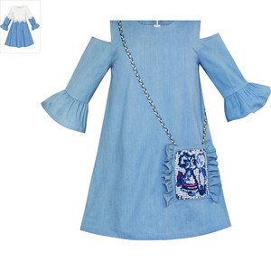 girls cold shoulder dress