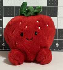 Aurora Palm Pals Strawberry 5 Plush Beanbag Toy Fruit Stuffed Animal Toy