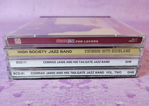 Jazz CDs Conrad Janis High Society Jazz Band Classic Jazz for Lovers LOT OF 4 - Imagen 2 de 10