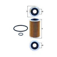 ÖLfilter Knecht OX 209D FüR Renault
