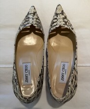 JIMMY CHOO SNAKESKIN HIGH HEELS