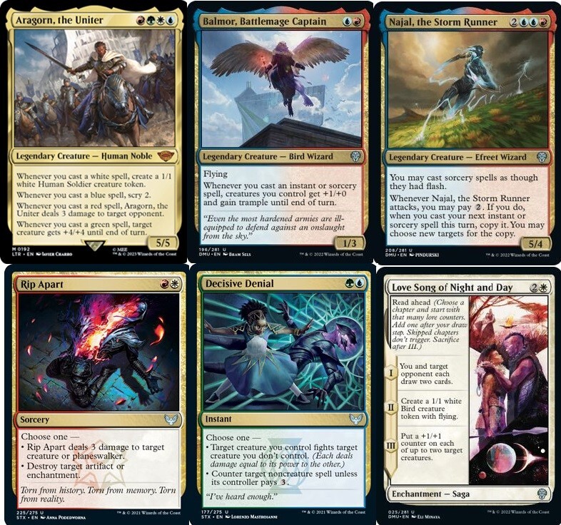 MTG Commander EDH Deck Aragorn, the Uniter 100 Cards Custom Lord of the  Rings NM | eBay