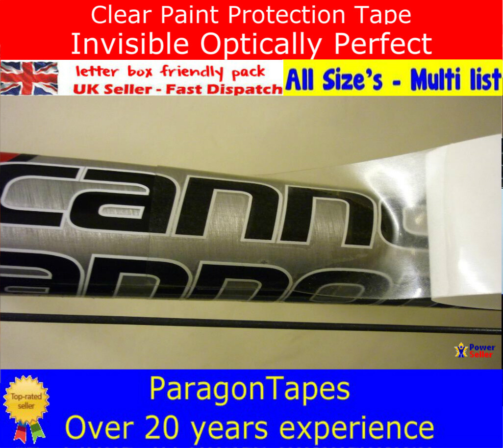 GLOSS + MATTE CLEAR Bike Frame Helicopter Paint Protection tape UK Posted SELLER eBay