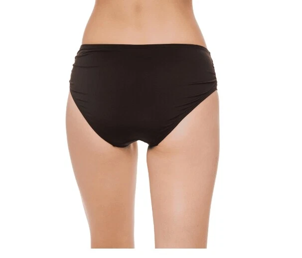 Michael Michael Kors Women's 175815 Shirred Bikini Bottoms Swimwear Size M - Image 2 of 2