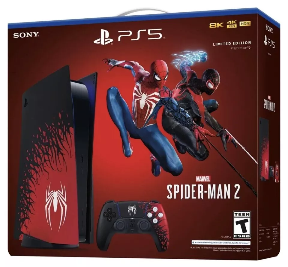 SONY PS5 EDITION STANDARD + Spider Man 2 CD