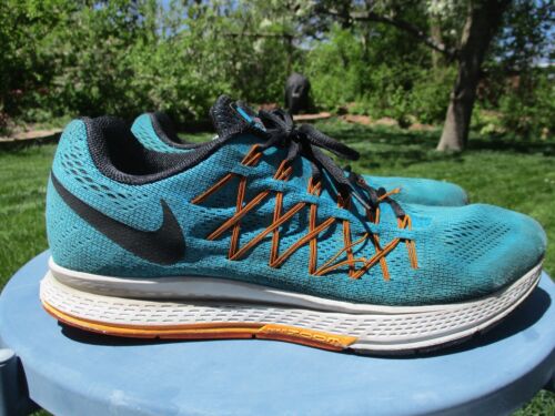 Nike Air Zoom Pegasus 32 Mens 13 Blue Lagoon Athletic Sneaker Running Shoes - Picture 1 of 14